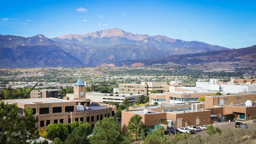 aerial view of campus