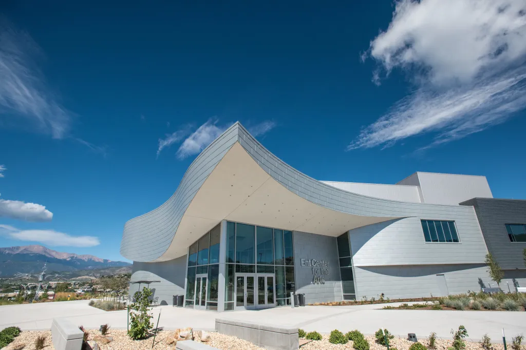 Entrance to the Ent Center for the Arts